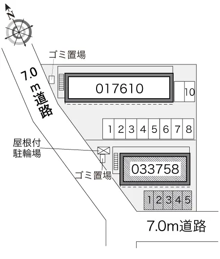 大和市福田６丁目 月極駐車場